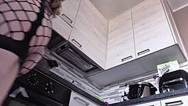 Wanna see this latina tease her tits during panty-free cleaning fetish?