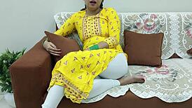 Indian stepmom turns stepson into lover with hindi dirty talk