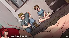 ever wonder how french slut's big ass takes cumshots in harem heroes part 1?