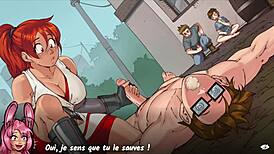 ever wonder how french slut's big ass takes cumshots in harem heroes part 1?