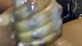 teasing massive black cock in public bathroom stall