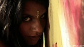 erotic asian brunette indian teases dances nude fulfilling night arousal dreams