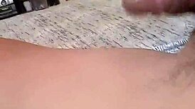 Neighbor's Wife Delivers Insane Close-Up Bareback Cumshot on Huge Cock