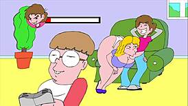 She's just CHILLING on the sofa FLASHING her comic book vibes casually