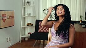 wanna see this latina get huge facial in full audition?