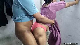 Sexy Indian Bhabhi In Gown Enjoys Intense Hardcore Session