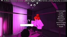 Roblox Acorn Hair Girl Takes Intense Hardcore Pussy Fucking Session