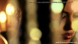 Erotic Indian brunette dances nude seducing with happy teasing moves!