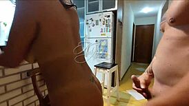 hubby, you grabbed me in kitchen fucked till you exploded in my mouth?