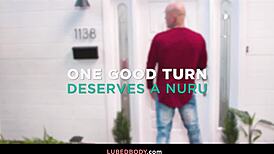 hey neighbor, eve's wet tits need your oily massage tongue dive??