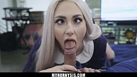 Horny Step Sister Begs Stepbro For Petite Pussy Doggystyle Boning!