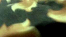 POV backshots pound ebony milf to explosive cumshot!