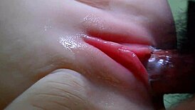 this shaved fuck doll takes double anal toys perfectly