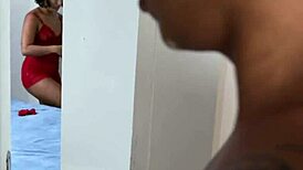 Whoa young latina novinha blows and rides pirocudo cock to creampie pov! 😍🍆💦