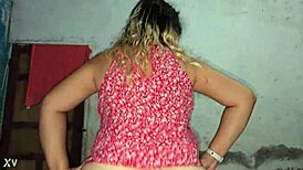 blonde latina bounces happily on my thick cock in casual fun