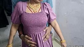 Sexy Indian Bhabhi In Gown Enjoys Intense Hardcore Session