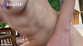 Anna Kovachenko tours resort with MrFlourish getting ridden by monster BBC