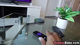 stepfather shows stepdaughter how to suck cock good