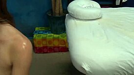 sexy teen slut wins oiled nuru massage contest with rough hardcore fucking