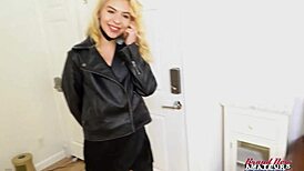 wow! sophia sweet fingers shaved pussy wildly with huge dildo toy!