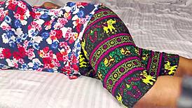 stepsis moans hard as i pound her tight asian pussy doggystyle