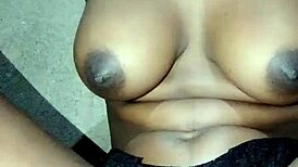 I can't get enough of this petite black African teen's amazing tits in porn.