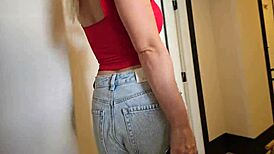 Cheating Blonde Wife Blowjobs Best Friend's Muscular Husband Poolside Hard Fuck