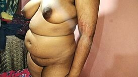 desi wife takes husband's thick cock deep in full anal chudai