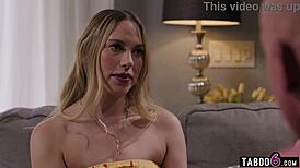 teen babysitter licks milf wife pussy for husband threesome job