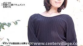 first-time wife rina yoshitaka rides cock squirts and takes creampie bliss