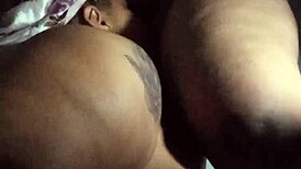 i give my lesbian stud the sloppiest bathroom head as sexy bbw