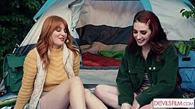 ever wonder how lacy lennon took her first lesbian fisting at summer camp? redhead squirting rimjob cunilingus outdoor spanking