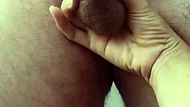 Ella drools on cock films jerk off ends cum bath real couple