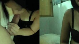 cuando me obligan a dar una mamada profunda... me encanta chupar verga de teen latina