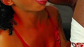 reh princess moans as bbc fucks her mouth and tight pussy rough