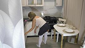 milf got so tired she begged for hard anal pounding from her horny son-in-law