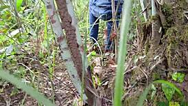 Banged Fat Hairy Bush Stranger Doggy Style Raw!