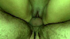 hot amateur girl lets guy cum all over her tight ass after anal