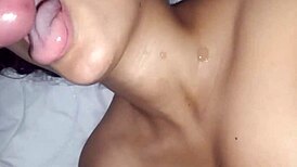 my colombian friend girlfriend begs for cum and gulps down every drop