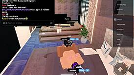 i-i took this fat bbc deep in my tits n ass in roblox condo ughh