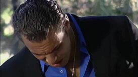 ever wonder how deep that slutty blonde takes cock in her gaping asshole?