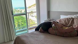 Wake tourist with oral then hard cock pounding her wet