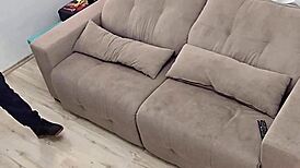 Bodybuilder comes home jerking monster cock