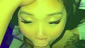 Back Room Slutty Asian Deepthroats Monster Cock Then Missionary Fuck