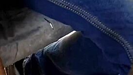 Licking Goddess Feet in Restaurant Fantasy with Small Cock Humiliation and Spitting