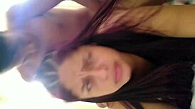 watch my fat slut wife get doggystyle pounded till her eyes roll back hard