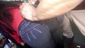 i assfuck my friend's wife doggystyle then cum inside her