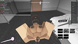 Young Gamer Girl's Naughty Roblox Roleplay Adventure Unfolds In Secret