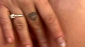 close-up creampie fills tight pussy with thick cum load dripping out