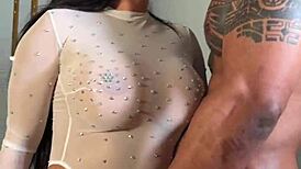 innocent sara retalis takes huge black cock creampie deep in shaved pussy